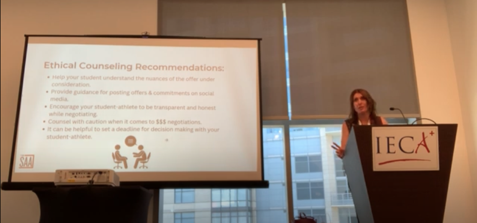 Ethical Counseling for Student-Athletes