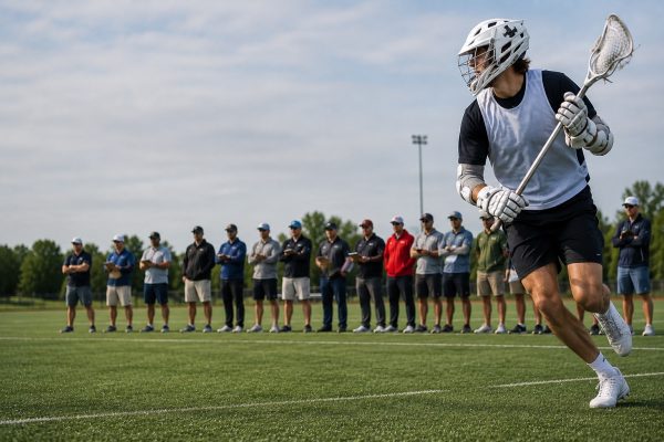 Lacrosse player struggles to keep up level of play in face of recruiting pressures